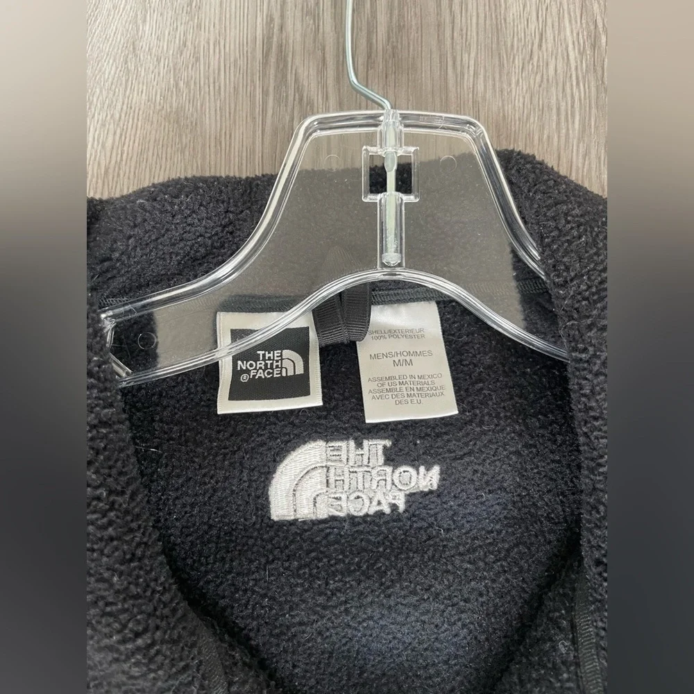 The North face polartec black fleece zipper sweater